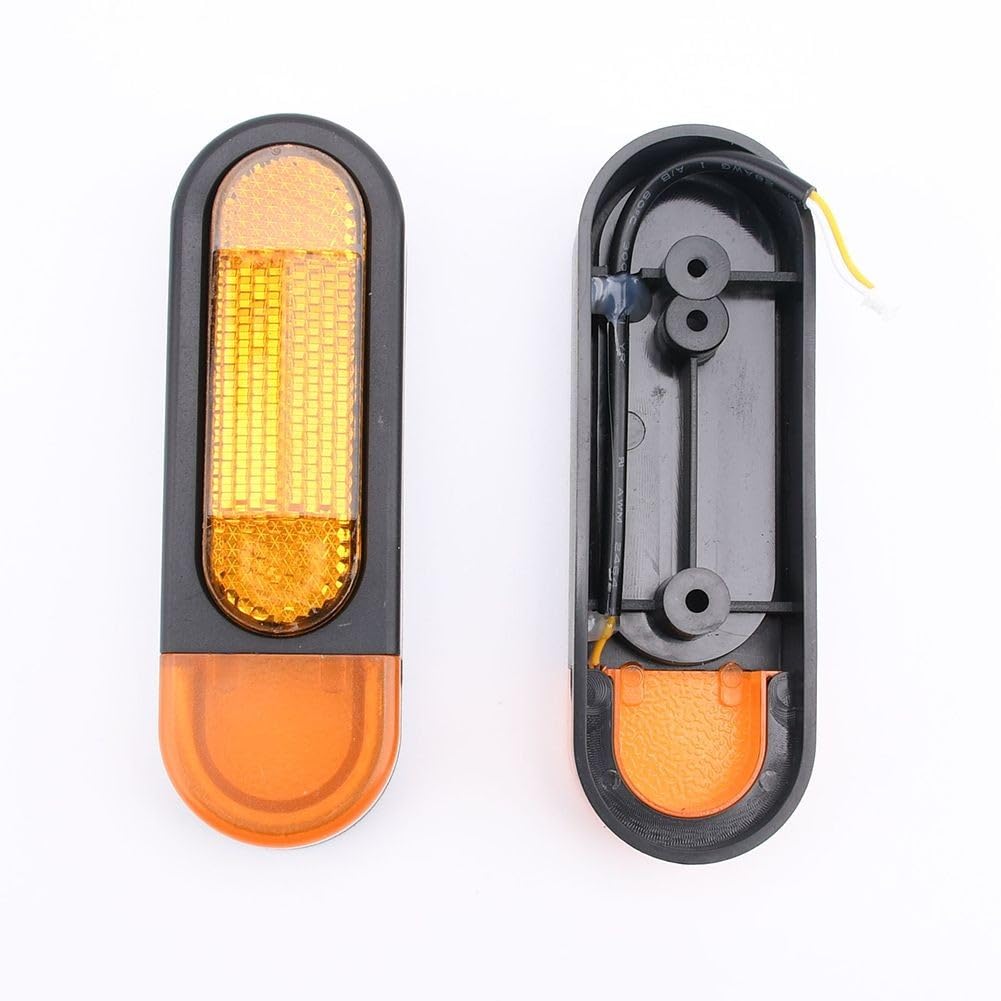 1 paire de clignotants arrière LED réflecteurs de nuit Smartgyro K2, ABS, double fonction réfléchissante latérale